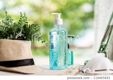 Alcohol gel for hand sanitize Alcohol gel for hand sanitize 118465691
