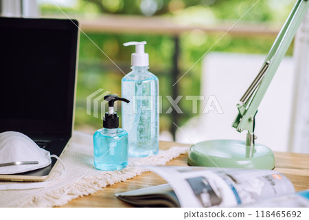 Alcohol gel for hand sanitize 118465692