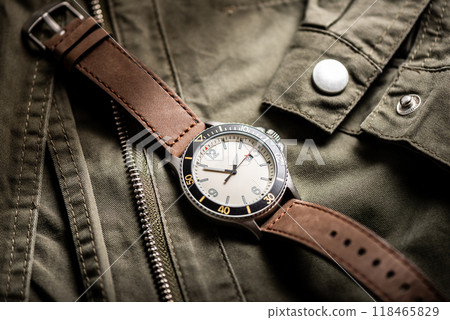cream men wristwatch cream men wristwatch 118465829