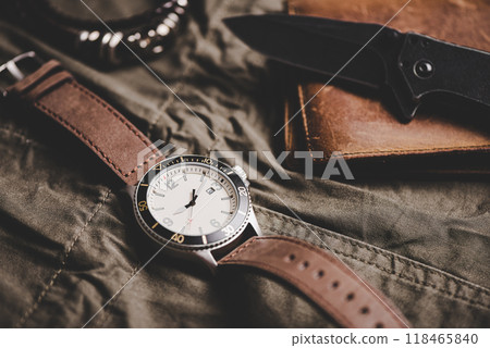 cream men wristwatch cream men wristwatch 118465840