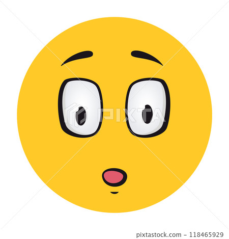 Cartoon faces. Funny face expressions, caricature emotions. Cute character with expressive eyes and mouth, vector smiley emoticon tongue emoticon Cartoon faces. Funny face expressions, caricature emotions. Cute character with expressive eyes and mouth, vector smiley emoticon tongue emoticon 118465929