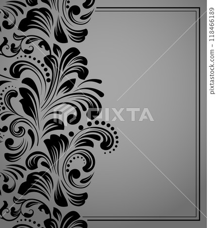 Abstract floral pattern. Vector seamless background. Perfect for invitations or announcements. Abstract floral pattern. Vector seamless background. Perfect for invitations or announcements. 118466189