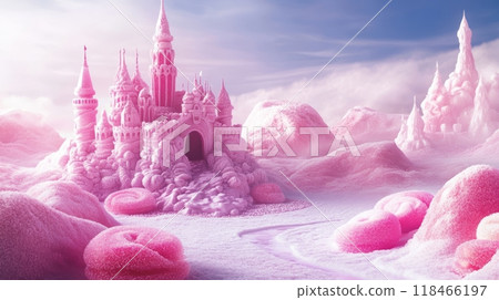 enchanted, cotton candy, confectionery 118466197