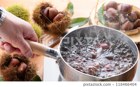 秋天的味道：煮栗子 118466404