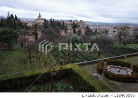 Alhambra seen from the Generalife Gardens Alhambra seen from the Generalife Gardens 118466536
