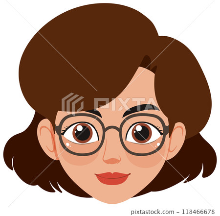 Smiling Woman with Glasses Smiling Woman with Glasses 118466678