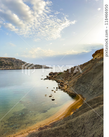 Beautiful Qarraba Bay  at sunny day, Malta 118466950