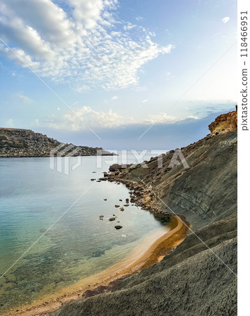 Beautiful Qarraba Bay  at sunny day, Malta 118466951