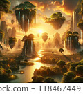 Lights up fountain 118467449