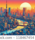 Urban landscape with sky tree 118467454