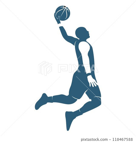 Basketball icon logo design 118467588