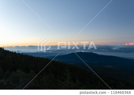 從富士山五合目眺望的景色 118468368