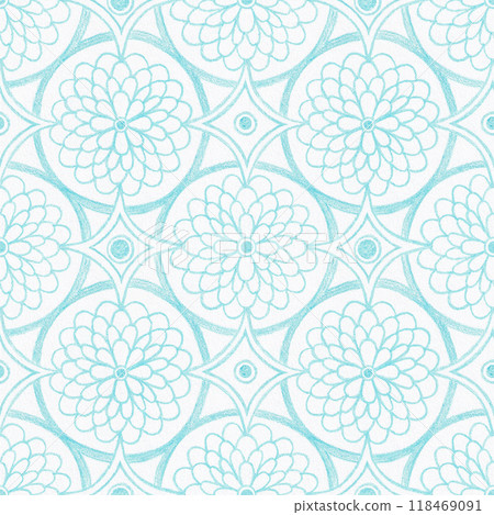 Abstract ornamental geometric seamless pattern 118469091