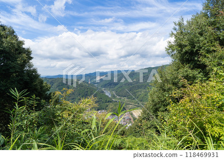 The view from Mount Kasagi (Kasagi Temple) The view from Mount Kasagi (Kasagi Temple) 118469931