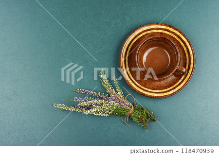 Heather Flower Tea. 118470939