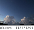 夏天晚上天空 118471294