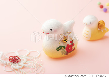 New Year's card material 2025 Year of the Snake New Year's card material 2025 Year of the Snake 118473657