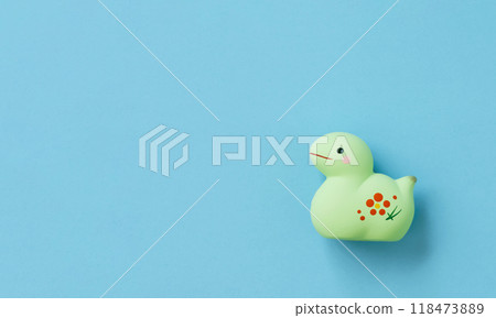 Japanese New Year's materials. Zodiac sign of the snake. Announcements, bulletin boards, etc. 118473889