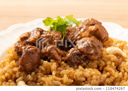 Kabsa (Middle Eastern rice dish) Kabsa (Middle Eastern rice dish) 118474267