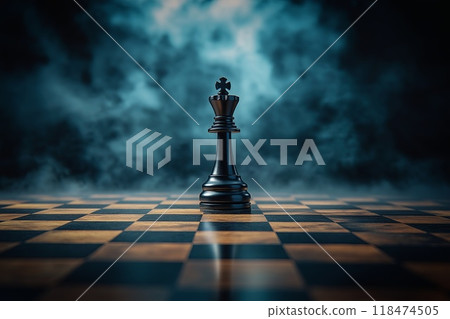 Chess board game concept of business ideas and competition and strategy ideas concept. 118474505
