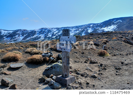 [山路標] 北海道、大雪山、路標 (2011) 118475469