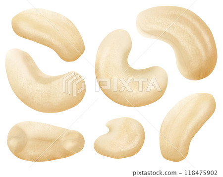Cashew nuts set 118475902