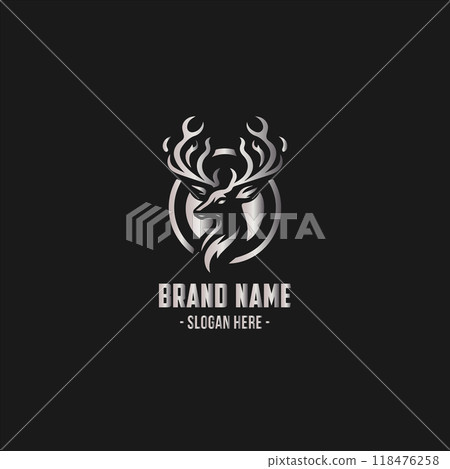 elegant animal logo for company  118476258