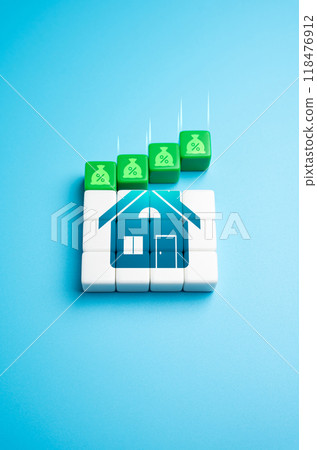 Buy a house. Save up for housing. Down payment and mortgage. Refinance on more favorable terms. Rising real estate prices. 118476912