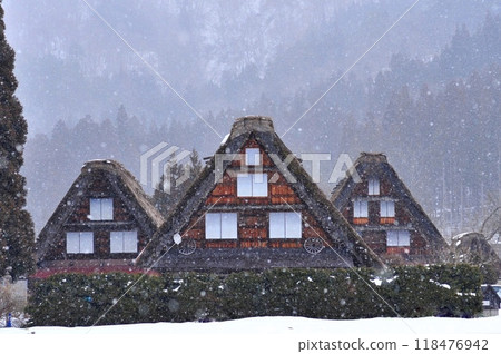 雪天的白川鄉 雪天的白川鄉 118476942