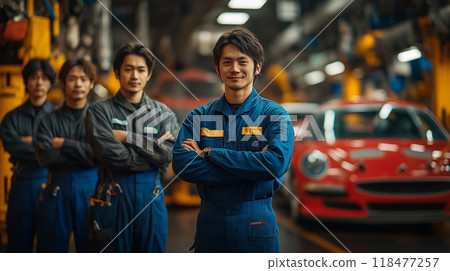 Mechanic team image 118477257