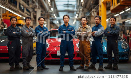 Mechanic team image 118477258