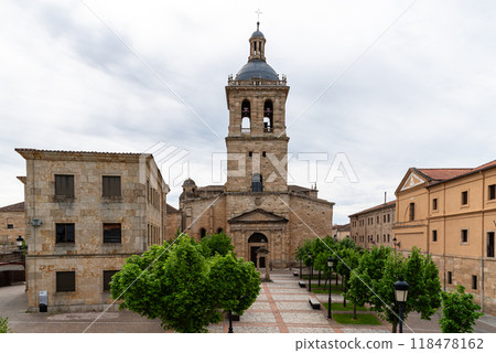 The Cathedral of Saint Mary in the Historic Town of Ciudad Rodrigo in Spain The Cathedral of Saint Mary in the Historic Town of Ciudad Rodrigo in Spain 118478162