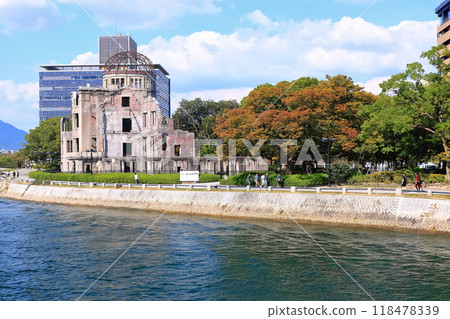 [廣島縣]秋季和平紀念公園（原子彈爆炸圓頂屋） 118478339