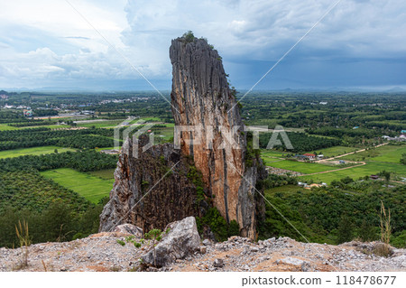 Khao Khuha Mountain and canyon in Chumphon, Thailand Khao Khuha Mountain and canyon in Chumphon, Thailand 118478677