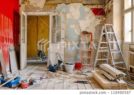 Repair and reconstruction of premises. 118480587