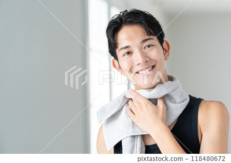 Young male beauty image Young male beauty image 118480672