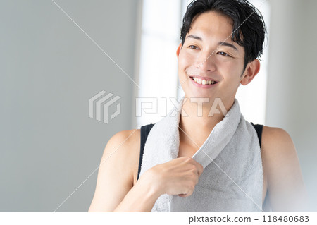 Young male beauty image Young male beauty image 118480683