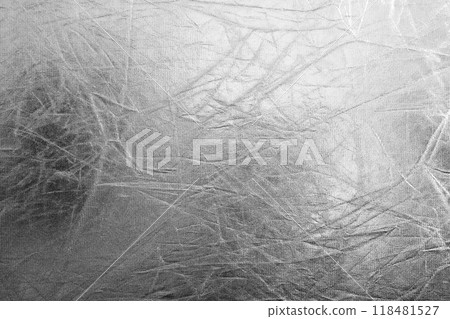 Shiny metal silver texture background. Metallic pattern 118481527