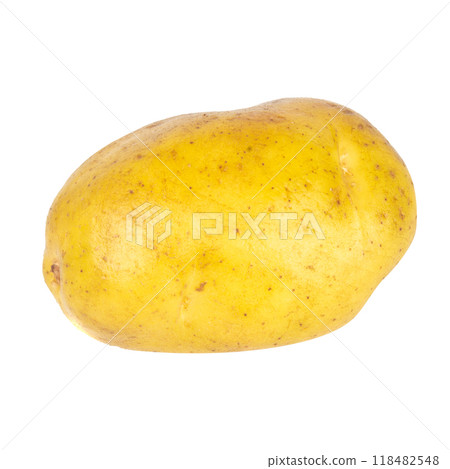 potato isolated on white background slice cube fresh potato isolated on white background slice cube fresh 118482548