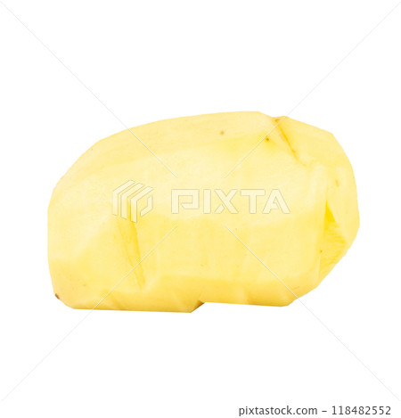 potato isolated on white background slice cube fresh potato isolated on white background slice cube fresh 118482552