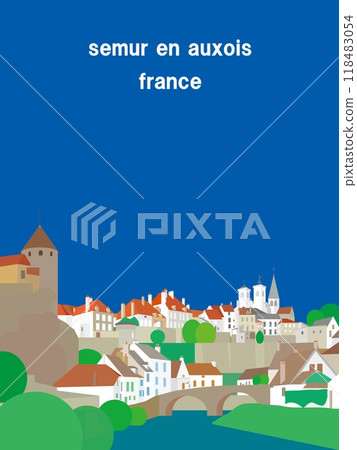 法國勃根地 semur en auxois 118483054