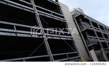 Solid image multi-story parking lot 118484262