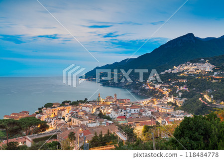 Vietri Sul Mare, Italy on the Amalfi Coast 118484778