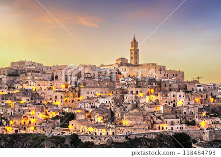 Matera, Italy ancient hilltop town in the Basilicata 118484793