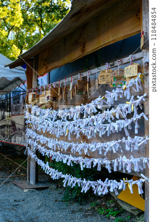 境內風景神簽供奉場景「茅草屋頂的神社寺院中唯一的國寶」葵麻生神社(國寶)(人吉市) 境內風景神簽供奉場景「茅草屋頂的神社寺院中唯一的國寶」葵麻生神社(國寶)(人吉市) 118484854