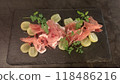 Prosciutto and Muscat 118486216
