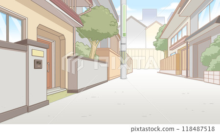 舒適的住宅區 118487518