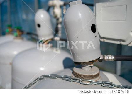 乙烯基溫室和液化石油氣 118487606