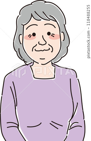 老婦_奶奶_上半身 118488255