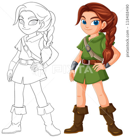 Adventurous Archer Duo 118488490